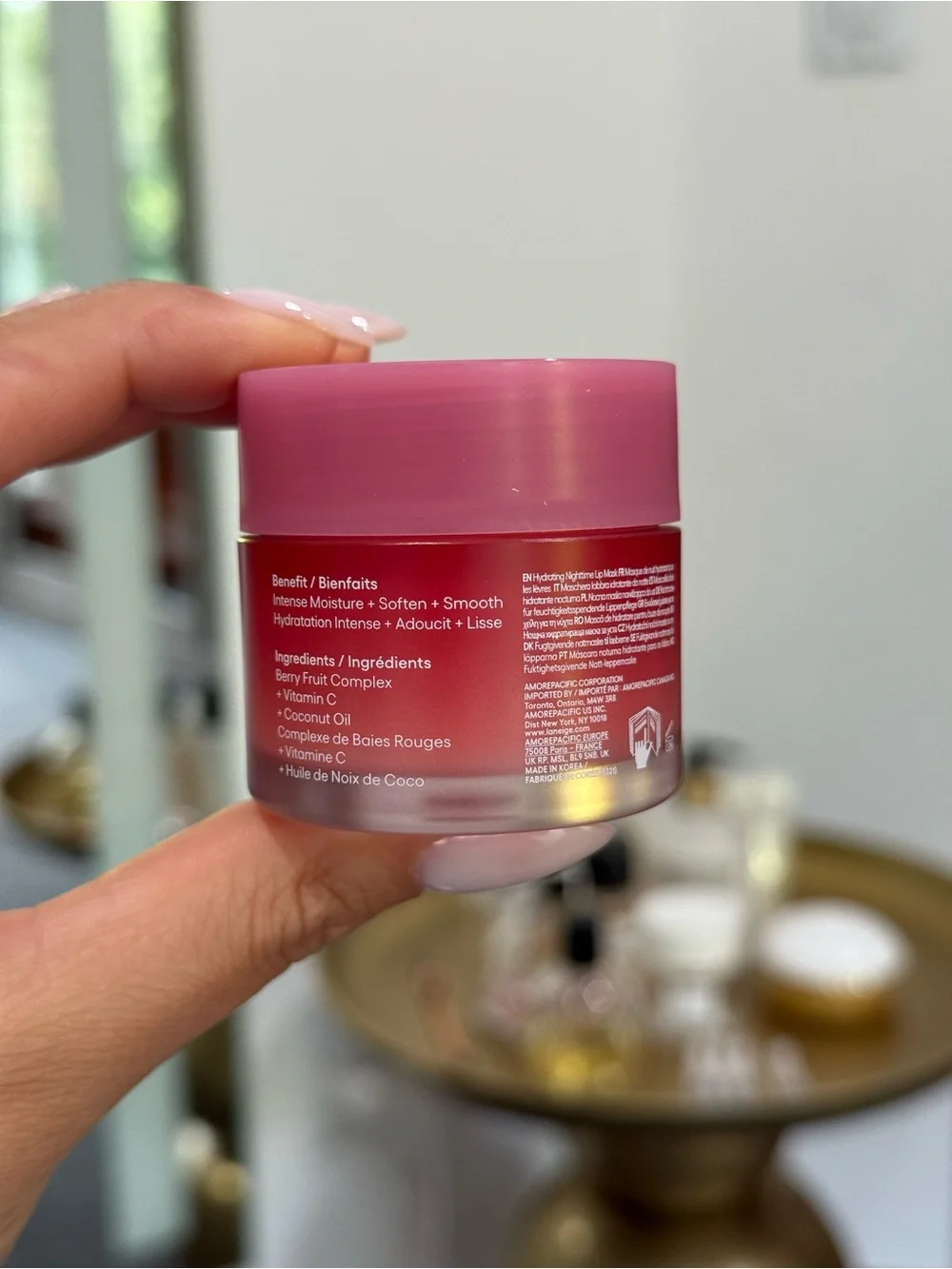 LANEIGE Lip Sleeping Mask - Pink and Red Jar